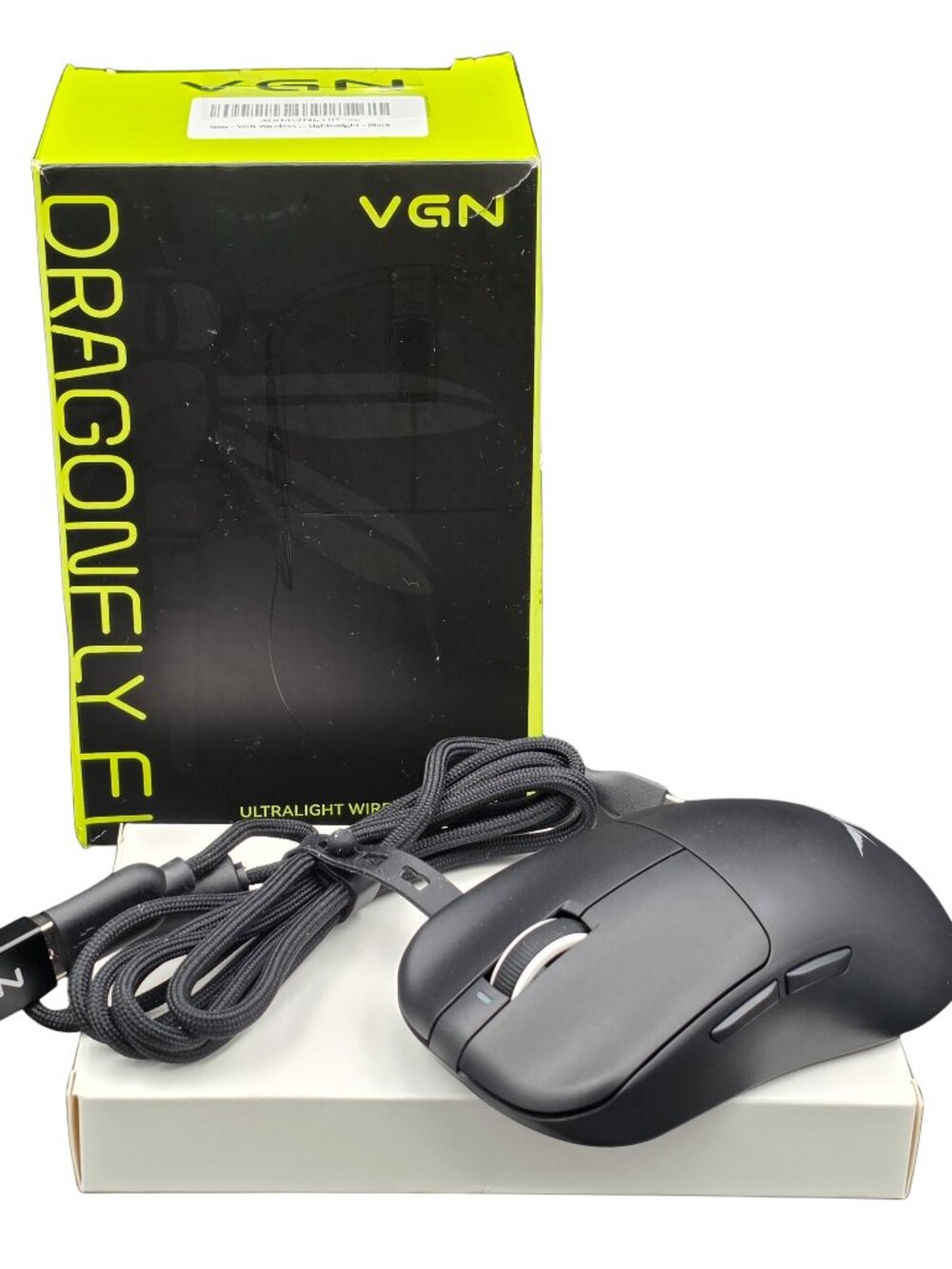 Vgn Dragonfly F1 Moba Ultralight Wireless Gaming Mouse 2.4Ghz 26000 DPI Black
